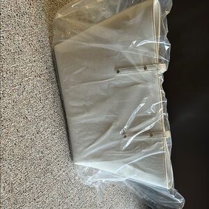 Elegant White Tote Bag